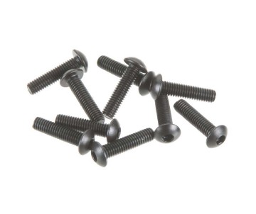 Axial Hex Socket Button Head M3x12mm Black (10)