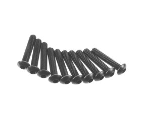 Axial AXA117 Hex Socket Button Head M3x15mm Black (10)