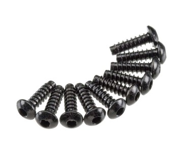 Axial AXA435 Hex Tap Button Head M3x10mm Black (10)