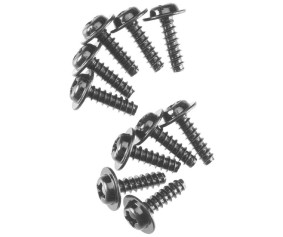 Axial AXA1280 ServoFlange Screw M3x10mm Black Oxide (10)