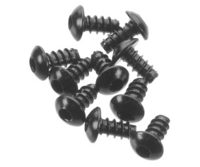 Axial AXA433 Hex Socket Button Head M3x6mm Black (10)