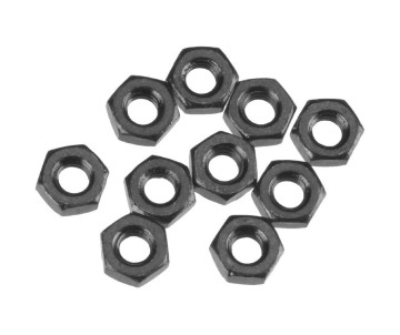Axial AXA1040 Thin Hex Nut M3 Black (10)