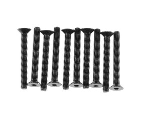 Axial AXA150 Hex Sckt Flat Head M3x25mm Black Oxide (10)