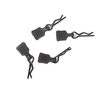 Axial Body Clip 6mm Black (10)
