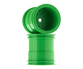 Axial 2.2 Monster Truck Wheels 63mm Green (2)