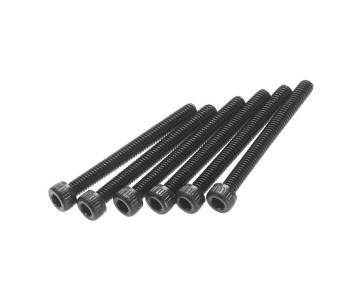 Axial AX31493 Cap Head M2.6x25mm Black (6)