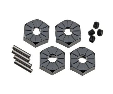 Axial AX30427 Aluminum Hub Narrow 12mm Black (4)