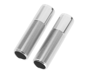 Axial AX31314 Alum ShockBody 12x47.5mm, Clear Anodized (2)