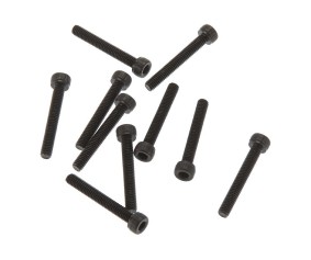 Axial AX31399 M2.6x18mm Cap Head Screw Black (10)