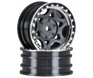 Axial AX08140 1.9 Walker Evans Street Wheel Chrome/Black (2)