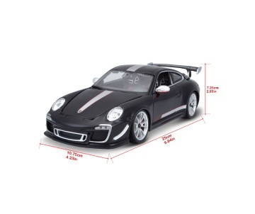 Bburago 1/18 Porsche 911 (997) GT3 RS 4.0 - Black