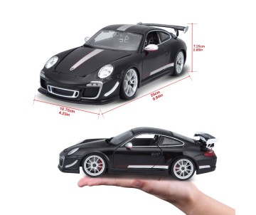 Bburago 1/18 Porsche 911 (997) GT3 RS 4.0 - Black