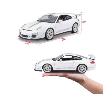 Bburago 1/18 Porsche 911 (997) GT3 RS 4.0 - White