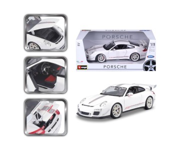 Bburago 1/18 Porsche 911 (997) GT3 RS 4.0 - White