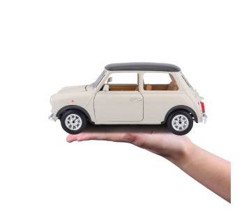 Bburago 1/18 Mini Cooper (1969) - Beige/Black Roof