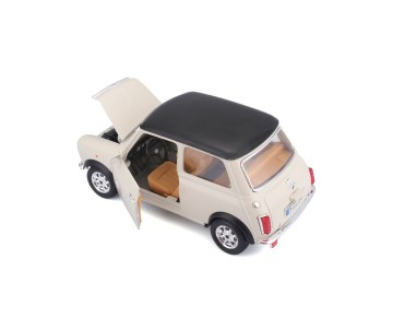 Bburago 1/18 Mini Cooper (1969) - Beige/Black Roof