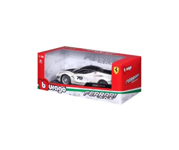 Bburago 1/18 R&P Ferrari FXX K EVO (Pearl White #70)