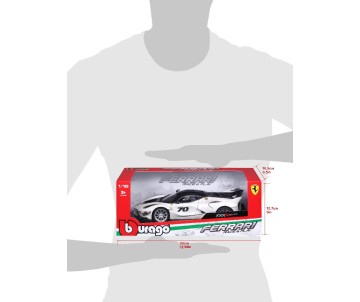 Bburago 1/18 R&P Ferrari FXX K EVO (Pearl White #70)