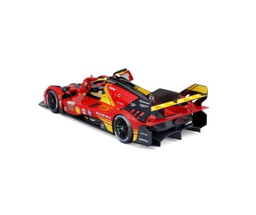 Bburago 1/18 Racing Ferrari 499P 24HLM (2024) - Red #50