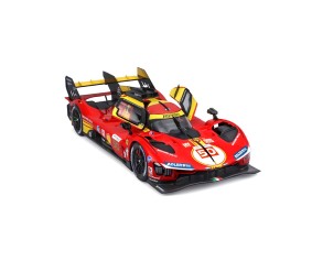 Bburago 1/18 Racing Ferrari 499P 24HLM (2024) - Red #50
