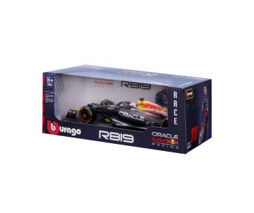 Bburago 1/18 Race Oracle Red Bull Racing RB19 (2023) w/driver (Verstappen #1)