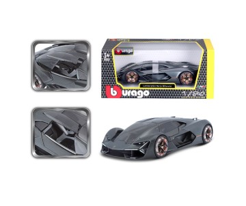 Bburago 1/24 Lamborghini Terzo Millenio (Metallic Grey)