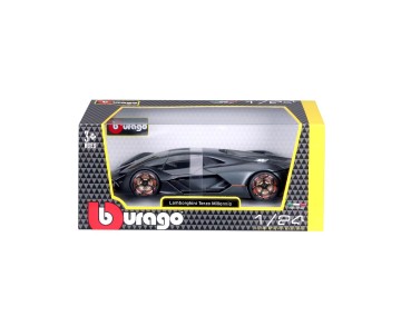 Bburago 1/24 Lamborghini Terzo Millenio (Metallic Grey)