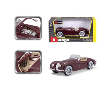 Bburago 1/24 Jaguar XK 120 Roadster (1951) (Red)