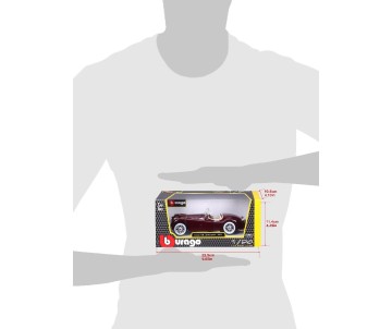 Bburago 1/24 Jaguar XK 120 Roadster (1951) (Red)