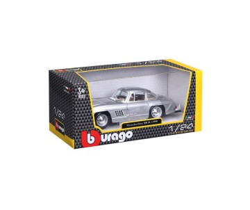 Bburago 1/24 Mercedes-Benz 300 SL (1954) - Silver