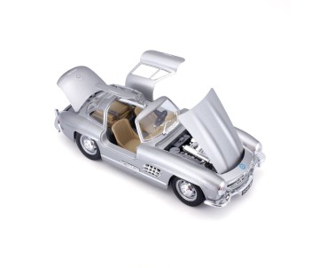 Bburago 1/24 Mercedes-Benz 300 SL (1954) - Silver