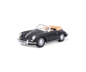 Bburago 1/24 Porsche 356B Cabriolet (1961) - Black