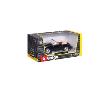 Bburago 1/24 Porsche 356B Cabriolet (1961) - Black