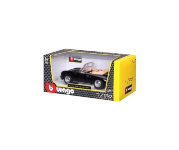 Bburago 1/24 Porsche 356B Cabriolet (1961) - Black