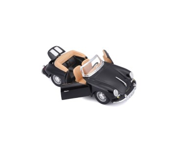 Bburago 1/24 Porsche 356B Cabriolet (1961) - Black