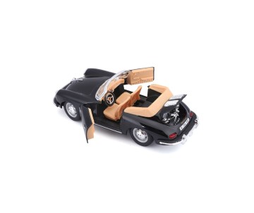 Bburago 1/24 Porsche 356B Cabriolet (1961) - Black