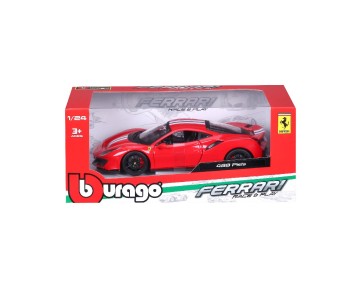 Bburago 1/24 R&P Ferrari 488 Pista (Red)