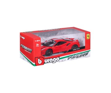 Bburago 1/24 R&P Ferrari 488 Pista (Red)