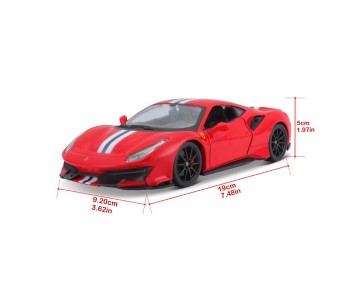 Bburago 1/24 R&P Ferrari 488 Pista (Red)
