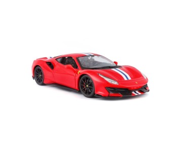Bburago 1/24 R&P Ferrari 488 Pista (Red)