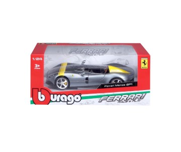 Bburago 1/24 R&P Ferrari Monza SP1 (Gray)