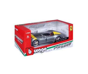Bburago 1/24 R&P Ferrari Monza SP1 (Gray)