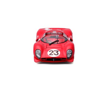 Bburago 1/24 Racing Ferrari 330 P4 Daytona (1967) - Red #23