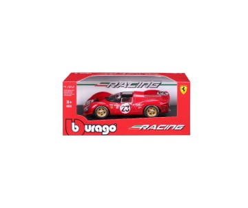 Bburago 1/24 Racing Ferrari 330 P4 Daytona (1967) - Red #23