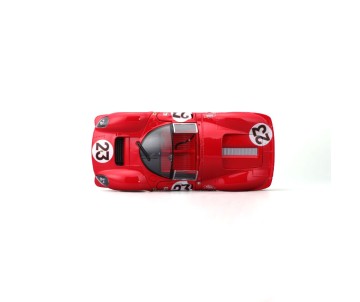 Bburago 1/24 Racing Ferrari 330 P4 Daytona (1967) - Red #23