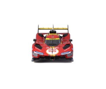 Bburago 1/24 Racing Ferrari 499P 24HLM (2024) - Red #50