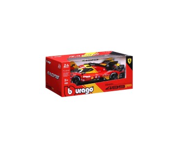 Bburago 1/24 Racing Ferrari 499P 24HLM (2024) - Red #50