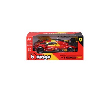 Bburago 1/24 Racing Ferrari 499P 24HLM (2024) - Red #50