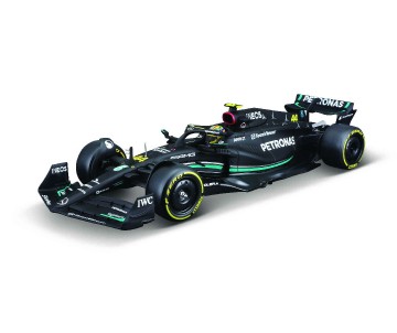 Bburago 1/24 Race Mercedes W14 (2023) with driver (Hamilton #44)