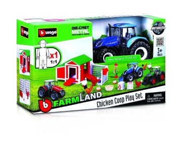 Bburago Farmland Chicken Coop Set (6 Pack)